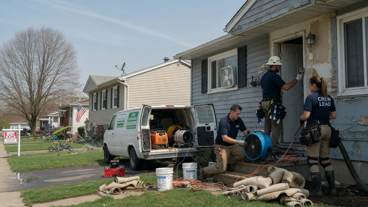 Flood Cleanup in Mount Sterling, IA near me